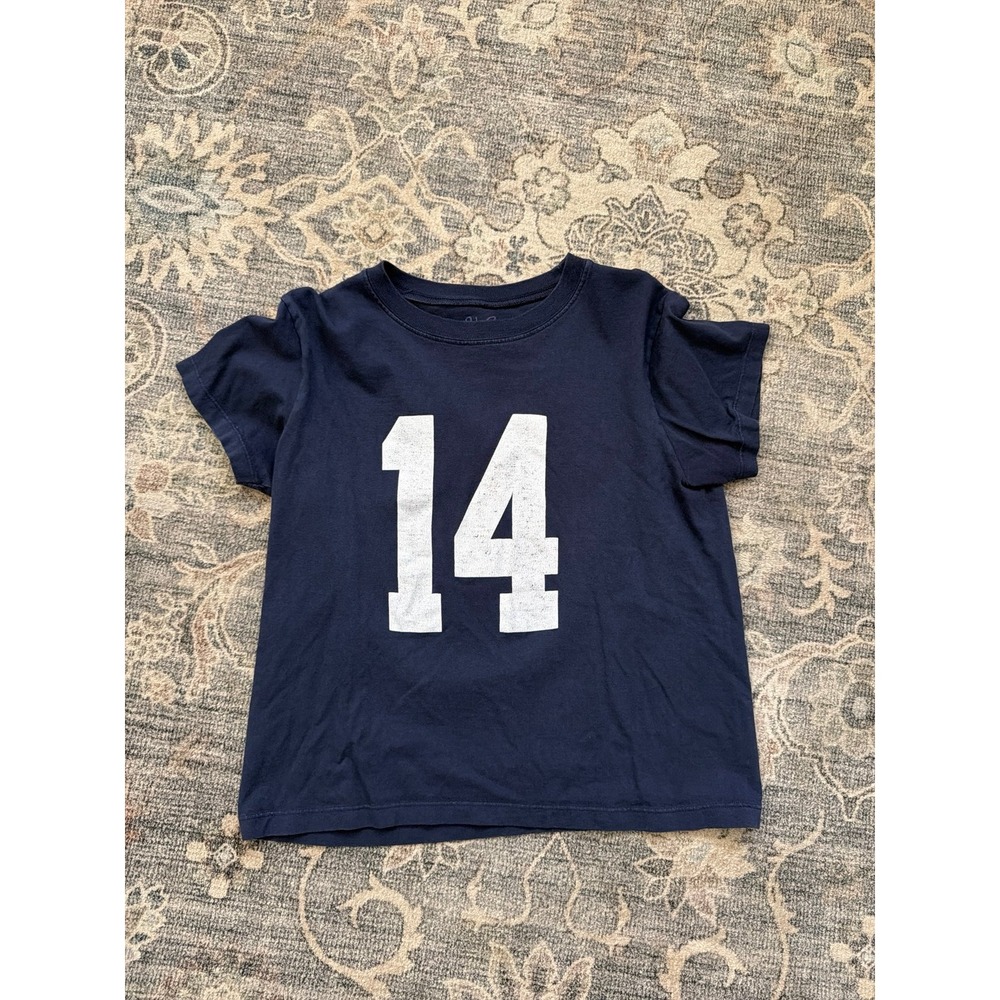Brandy Melville John Galt Navy Blue Short Sleeve 14 Tee